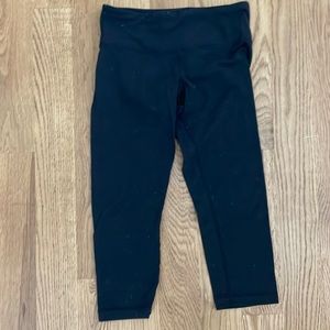 Black Lululemon Yoga Leggings, size 4